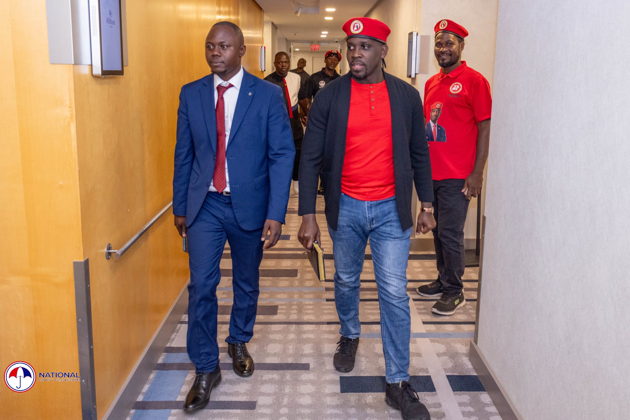 Kyewalyanga Tadeo - NUP party Head of Mobilization in Canada with Joel Senyonyi party spokes person in parliament of Uganda