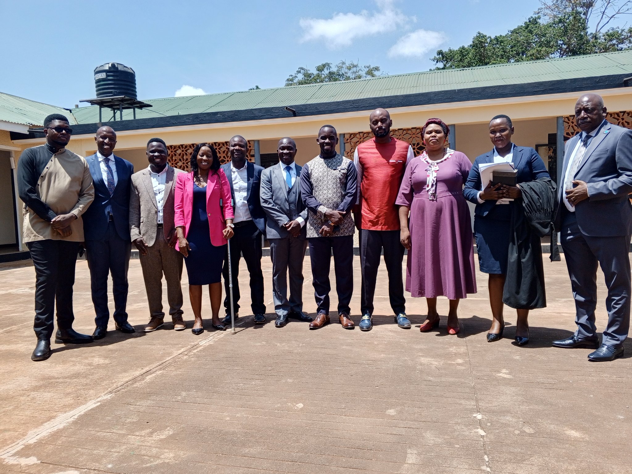 Image of opposition members in parliament attending court martial proceedings today.