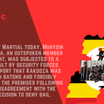 In Uganda – Military Court Scene Turns Violent as MP is Assaulted