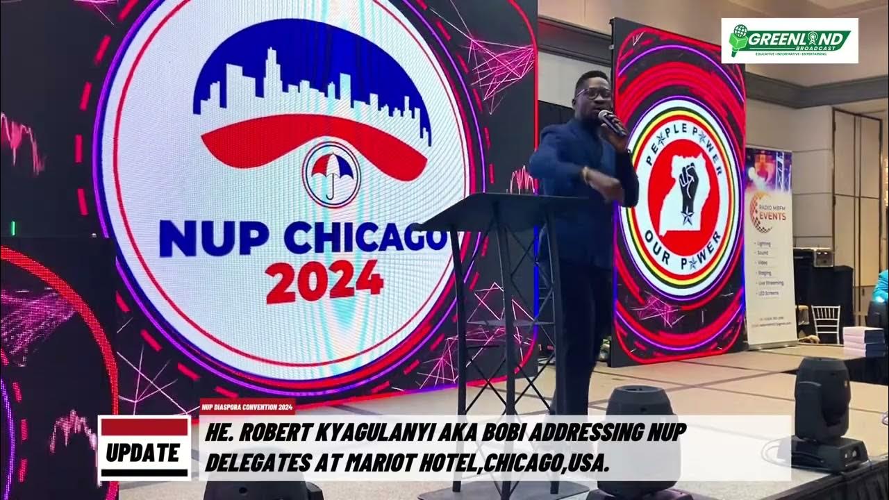 Hon. Robert Kyagulanyi, NUP President, during his visit to the United States, engaging in meetings with U.S. lawmakers, human rights organizations, and the Ugandan diaspora to advocate for democracy and human rights in Uganda