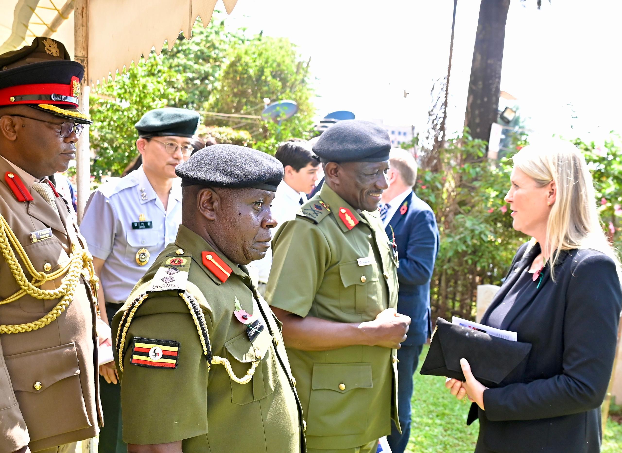 British High Commission Honors Fallen Ugandan Soldiers of World War I
