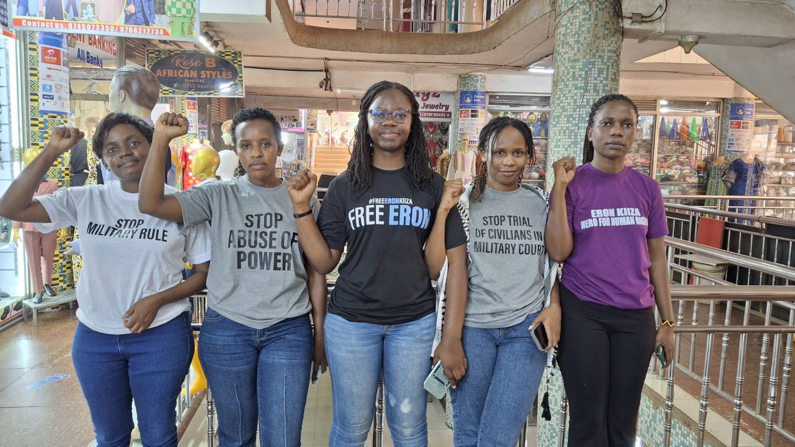 Activists Agatha Atuhaire and Godwin Toko Arrested at Supreme Court for Protesting Against Military Trials of Civilians