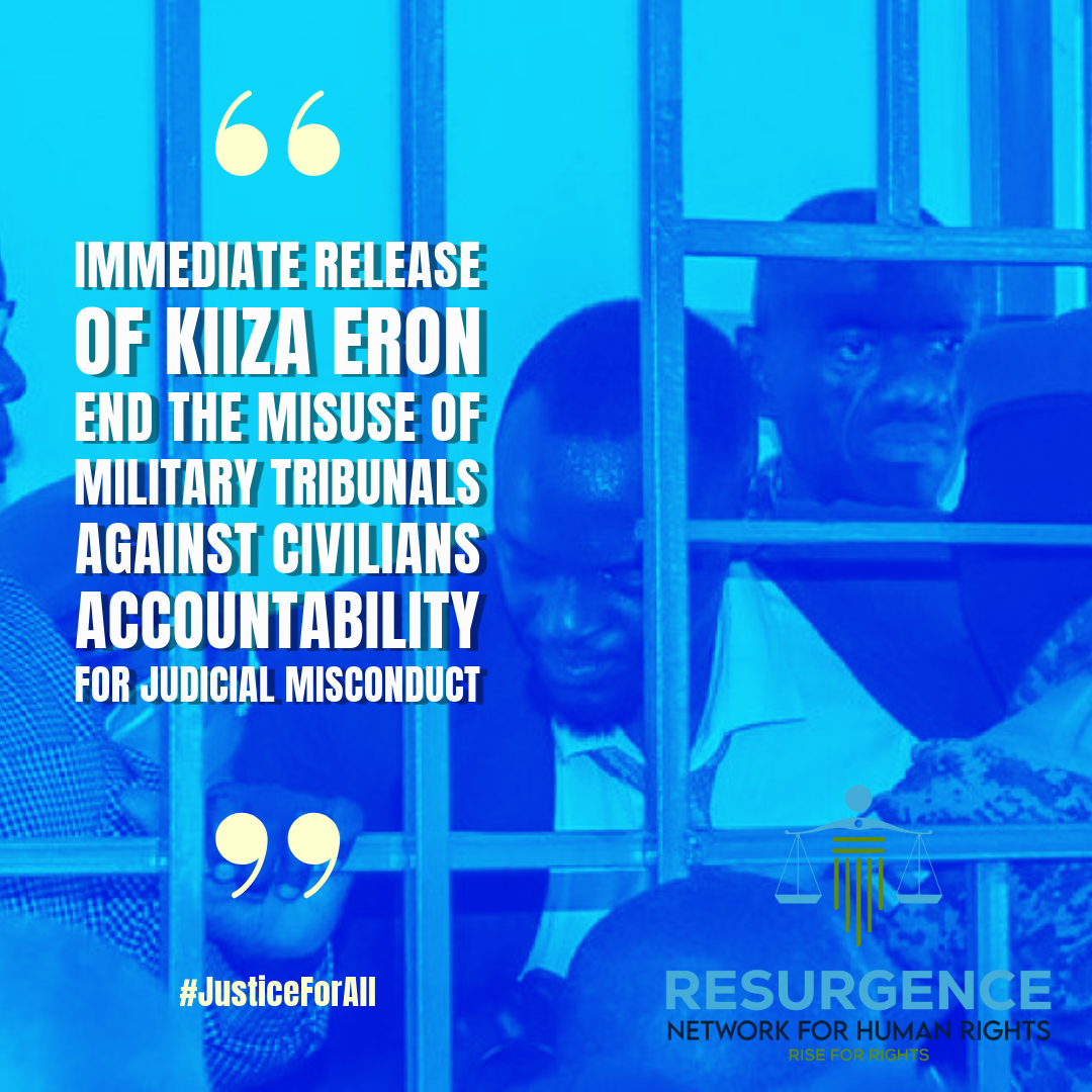 Resurgence Network Issues Statement Condemning Detention of Kiiza Eron, Besigye’s Lawyer